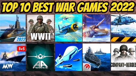 Top 10 Best War Mobile Games 2022 Androidios Youtube