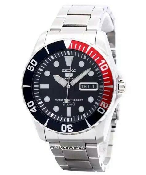 Creation Watches Seiko Automatic Divers 23 Jewels 100m Watch Snzf15