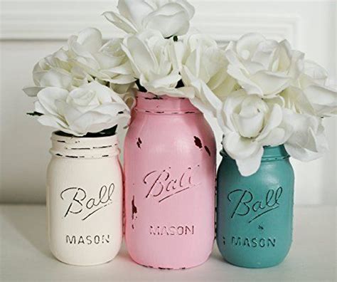 Shabby Chic Mason Jars Diy A One Hour Craft The Whoot