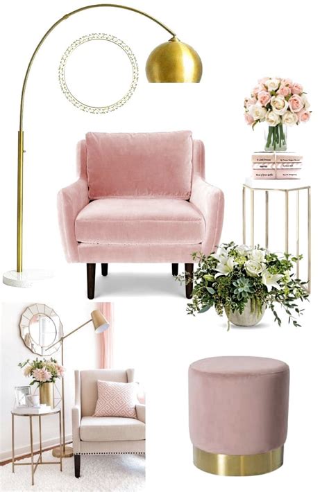 Pin By Edodiyioka On Glam Living Room In 2020 Pink Room Decor Gold