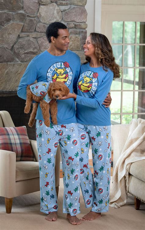 Grateful Dead His And Hers Matching Pajamas
