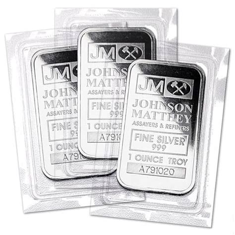 Johnson Matthey Silver Bars For Sale Money Metals Exchange