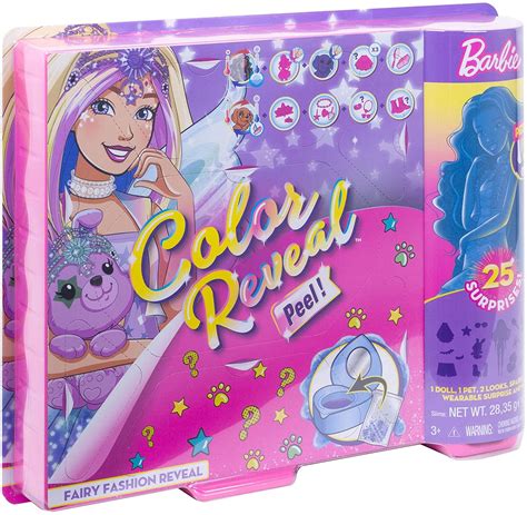 barbie fantasy color reveal fairy doll