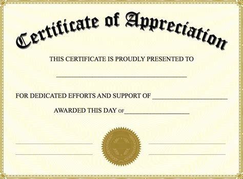 Teacher Appreciation Certificate Template Free Lovely Certificate