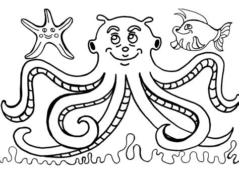 They spray ink to prevent predators; Free Printable Octopus Coloring Pages For Kids