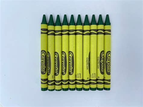 Olive Green Crayola Crayons 10 Pack Ubicaciondepersonascdmxgobmx