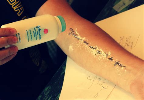 How To Make Your Own Temporary Tattoo Without Baby Powder