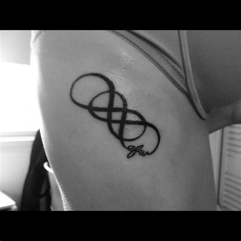 Double Infinity Tattoos With Names