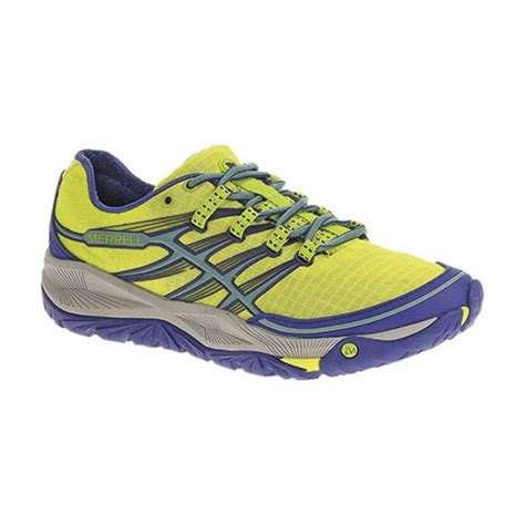 Merrell Womens All Out Rush Trail Running Shoes High Vizblue