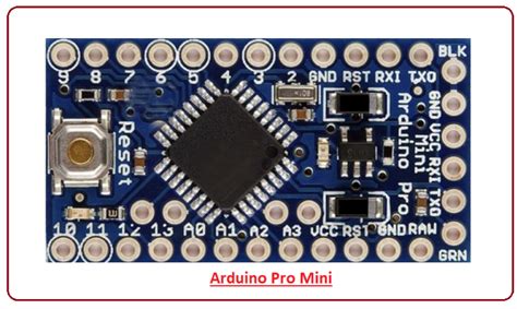 Introduction To Arduino Pro Mini The Engineering Projects
