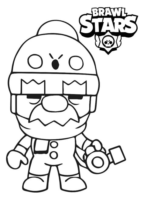 Brawl Stars Gale Coloring Coloring Pages