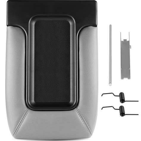 ECCPP Armrest Cover For Chevy Silverado Suburban GMC Sierra Gray Center