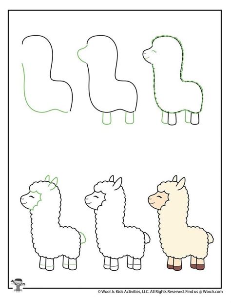 Https://tommynaija.com/draw/how To Draw A Baby Llama Detailed