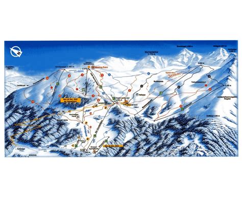 Large Piste Map Of Hochzeiger Pitztal Ski Area 2002 Preview 
