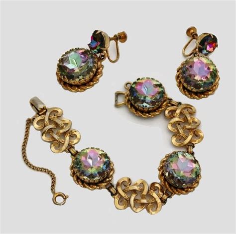 elsa schiaparelli vintage costume jewellery kaleidoscope effect jewelry vintage jewelry