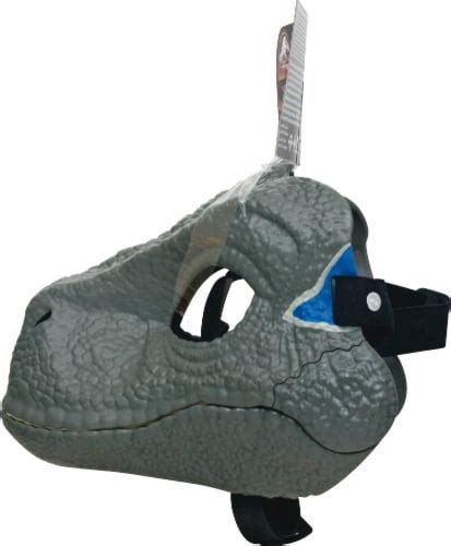Mattel Jurassic World Velociraptor Camp Cretaceous Mask Blue 1 Ct Kroger