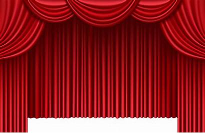 Curtains Theater Clip Curtain Stage Clipart Transparent