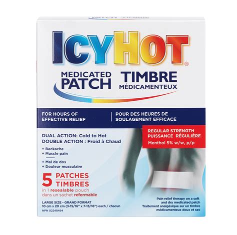 Icy Hot Medicated Patch 5 Patches London Drugs