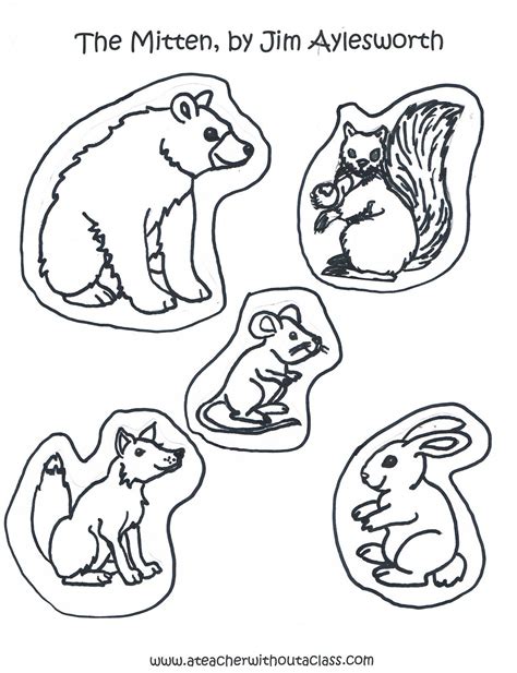 The Mitten Printables Free