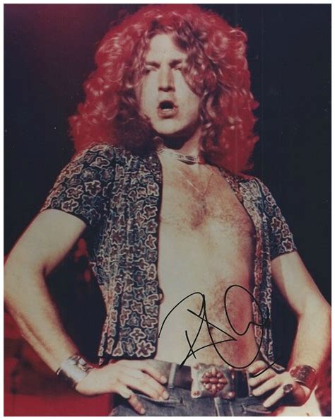 Robert Plant Hand Signed Collectibles Rock Star Galleryrock Star Gallery