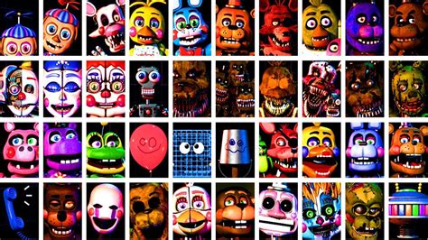 Five Nights At Freddys 3d Extra All Animatronics Youtube 949