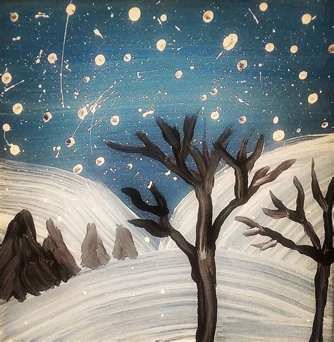 Stopping By Woods On A Snowy Evening Greeting Card For Sale By Vale Anoai