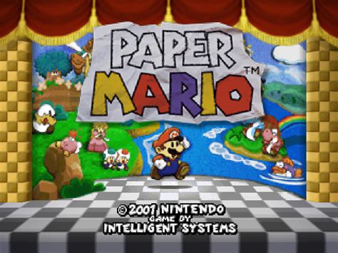 Paper Mario Screenshots Gamefabrique