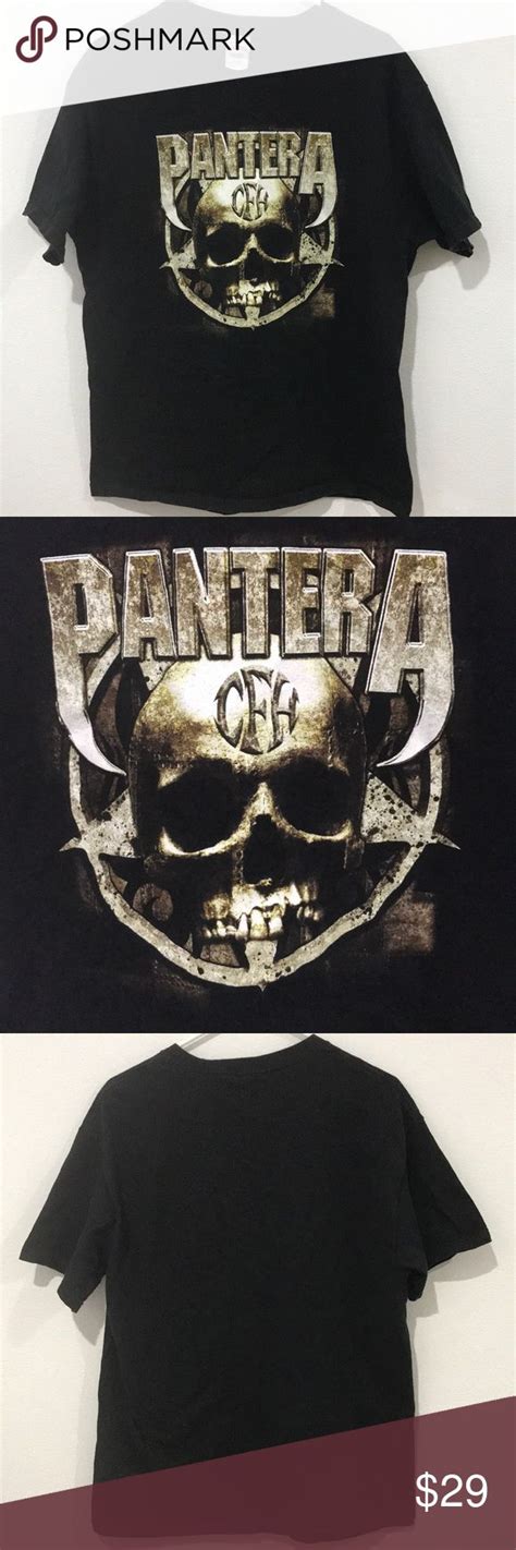 Pantera Cfh Skull Concert T Shirt