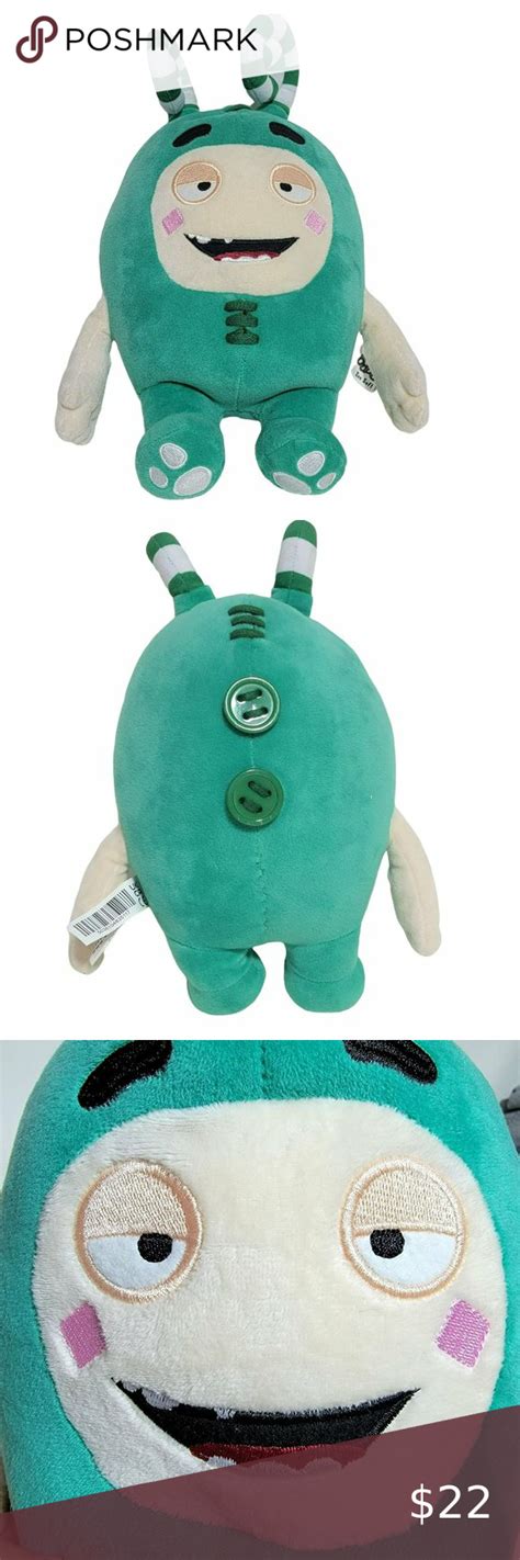 Oddbods Zee Soft Plush Toy Boys And Girls Green 13 Inches In 2022