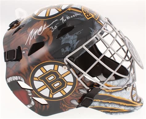 Gerry Cheevers Signed Boston Bruins Full Size Hockey Goalie Mask
