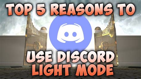 Top 5 Reasons To Use Discord Light Mode Youtube