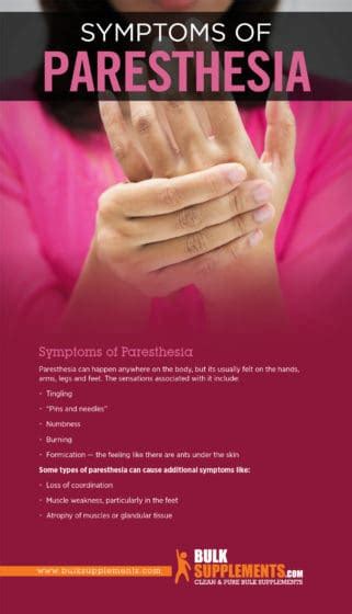 Paresthesia Symptoms Causes And Treatments