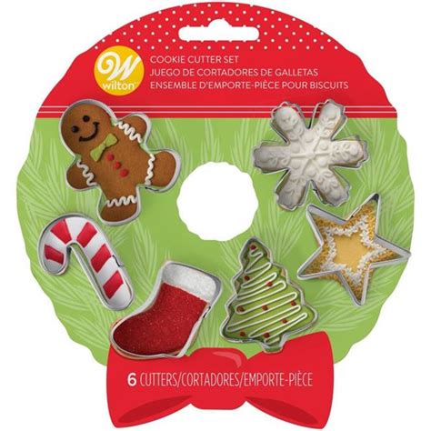 Wilton Mini Holiday Cookie Cutter Set No Colour Gibbons