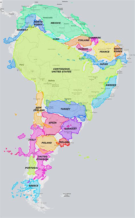 Evo Koliko Je Zaista Velika Južna Amerika