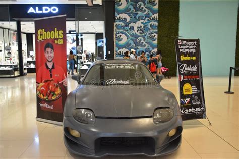 Gray Sports Car At National Automotive Summit In Paranaque Philippines