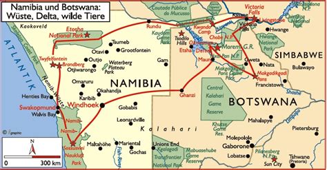 Geführte Reise Durch Namibia And Botswana Auf Safari Mit Afrikade