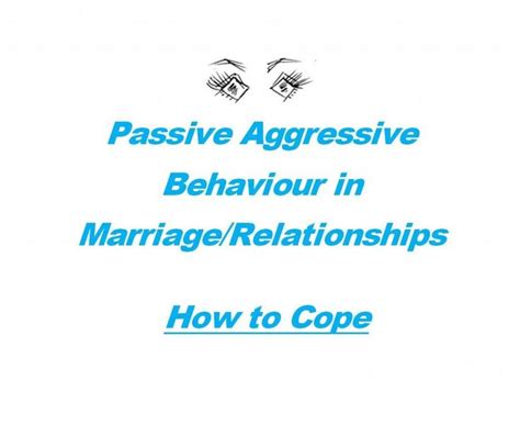 Passive Aggressive Partner This Is How To Cope Passive Aggressive Passive Aggressive