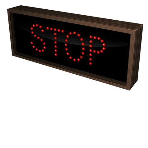 Led Stop Sign Led Parking Lot Signs Red Stop Display 5918