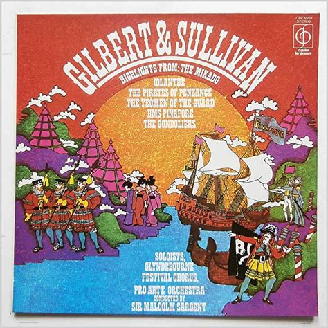 Gilbert And Sullivan Highlights From The Mikado Lp Uk