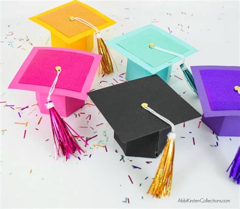 How To Make A Graduation Cap T Box With Free Templates Graduation