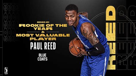 Paul Reed 2020 21 Nba G League Mvp And Rookie Of The Year Highlights Youtube