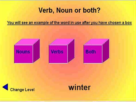 Verb Noun Or Both English