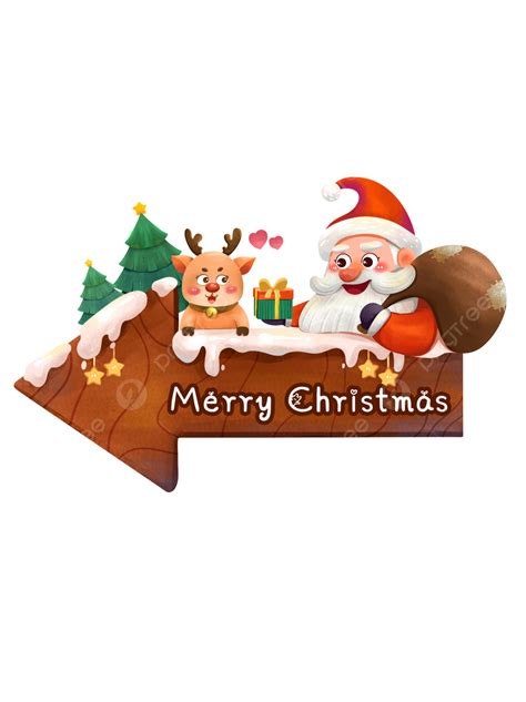 Christmas Pine Tree Elk Santa Claus Giving Ts Sign T Snow Pine