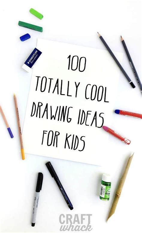 100 Crazy Cool Drawing Ideas For Kids Cool Drawings Drawing Videos