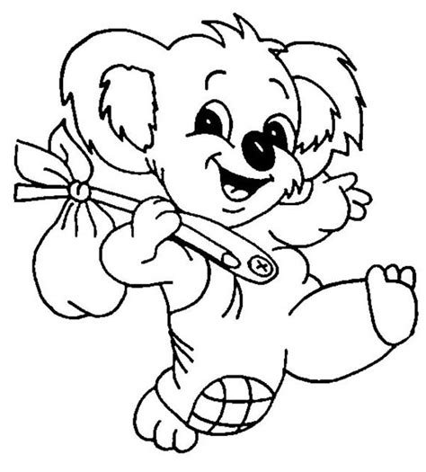 Coloring Page Koala 9385 Animals Printable Coloring Pages
