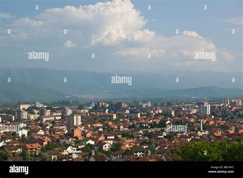 Macedonia Tetovo Tetovo City Overview Stock Photo Alamy