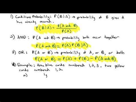 We will see many questions and answers on the topic probability with tricks/shortcuts to solve them. 2.1 Probability Formulas - YouTube