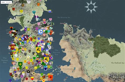 Une Carte Interactive Pour Enfin Sy Retrouver Dans Game Of Thrones