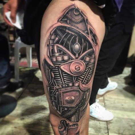 45 Best Biomechanical Tattoos Designs 2017 Collection