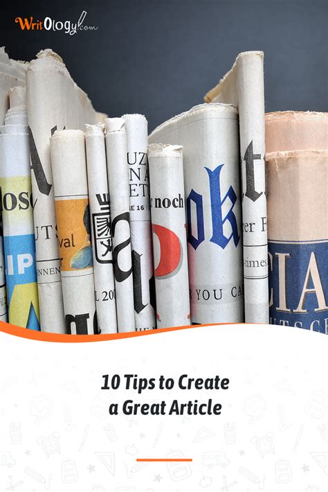 10 Tips To Create A Great Article Articlewriting Writingservices